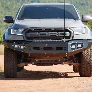 SUITS FORD RANGER RAPTOR EXTREME SERIES BULLBAR V1 - BLACK POWDER COAT||SUITS FORD RANGER RAPTOR EXTREME SERIES BULLBAR V1 - BLACK POWDER COAT 1